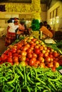 Caribbean Market on St. Croix, US Virgin Islands Royalty Free Stock Photo