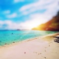 Caribbean paradise beach Royalty Free Stock Photo