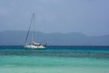 Caribbean sailboat