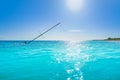 Caribbean sailboat shipwreck after storm