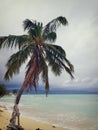 The Caribbean Sea and beautiful beaches in Jamaica Royalty Free Stock Photo