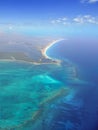 Caribbean sea blue turquoise water in Cancun