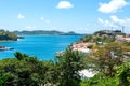 Caribbean sea - Grenada island - Saint George`s - Inner harbor and Devils bay Royalty Free Stock Photo