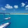Caribbean sea travel on catamaran