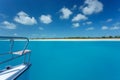 Caribbean sea travel on catamaran