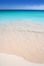 Caribbean sea turquoise white sand