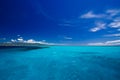 Caribbean sea view in paradise Royalty Free Stock Photo