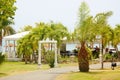 Caribbean seaview restaurant usvi Royalty Free Stock Photo