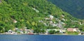 Caribbean town Royalty Free Stock Photo
