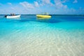 Caribbean tropical beach turquoise water Royalty Free Stock Photo