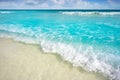 Caribbean turquoise beach in Riviera Maya Royalty Free Stock Photo