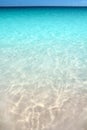 Caribbean turquoise sea beach shore Royalty Free Stock Photo