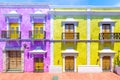 Caribbean Village. Colored houses