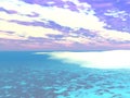 Caribbean Water's Edge - 3D Illustration