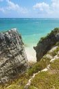 Caribbena sea cliff view
