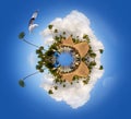 Caribe Planet of Punta Cana, Miniature Planet of Punta Cana, Dominican Republic.