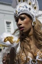 A Caribean women at Notting Hill carnival Royalty Free Stock Photo