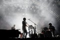 Caribou electronic music band live performance at Primavera Sound 2015 Royalty Free Stock Photo