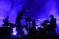 Caribou electronic music band live performance at Primavera Sound 2015 Royalty Free Stock Photo