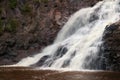 Caribou Falls Waterfall Royalty Free Stock Photo