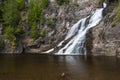 Caribou Falls Royalty Free Stock Photo