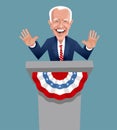 Caricature of Joe Biden, Democratic presidential candidate in the 2020 United States presidential election. Royalty Free Stock Photo