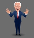 Caricature of Joe Biden, Democratic presidential candidate in the 2020 United States presidential election.