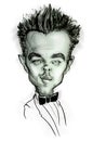 Caricature of Leonardo di Caprio Royalty Free Stock Photo