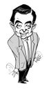 Caricature series - Mr. Bean Royalty Free Stock Photo