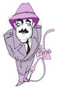 Caricature series: Peter Sellers Royalty Free Stock Photo