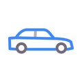 Car vector color line icon Royalty Free Stock Photo