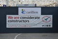 Carillion Considerate Constructors Royalty Free Stock Photo