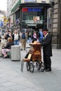 Carillon player in Vienna, Austria