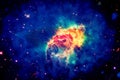 Carina Nebula in outer space. Royalty Free Stock Photo