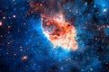 Carina Nebula in outer space. Royalty Free Stock Photo