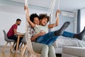 Caring african american mother hugging teenage daughter, enjoy moment of love, motherhood concept