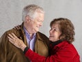 Caring Couple Embracing Royalty Free Stock Photo