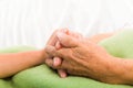 Caring Nurse Holding Hands Royalty Free Stock Photo