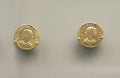 Carinus Roman Emperor coins Royalty Free Stock Photo
