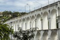 The Carioca Aqueduct in the city of Rio de Janeiro, Brazil