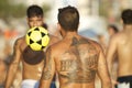 Carioca Brazilian Playing Altinho Futebol Beach Soccer Football