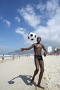 Carioca Brazilian Playing Altinho Futebol Beach Soccer Football