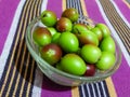 Carissa carandas, berries in a bowl, food photography, rich vitamin source fruit background, berry wallpaper Royalty Free Stock Photo