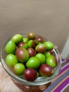 Carissa carandas, berries in a bowl, food photography, rich vitamin source fruit background, berry wallpaper Royalty Free Stock Photo