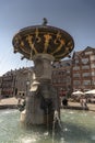 Caritas fountain by Statius Otto Royalty Free Stock Photo