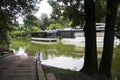 Carl the First Park floating restaurant in Bucharest