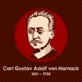 Carl Gustav Adolf von Harnack 1851-1930 was a Baltic German Lutheran theologian and prominent church historian