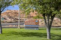 Carl Hayden Visitor Center Entrance Sign At Glen Canyon Dam