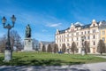 Carl Johans park during springtime in Norrkoping, Sweden