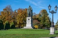 Carl Johans Park during fall in Norrkoping, Sweden